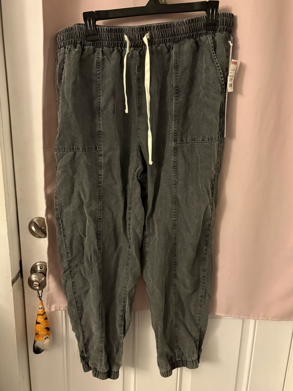 Jane + Delancey Gray Drawstring Joggers Size 1X *NEW WITH TAGS*